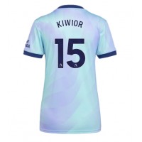 Arsenal Jakub Kiwior #15 Tredjedrakt Dame 2024-25 Kortermet